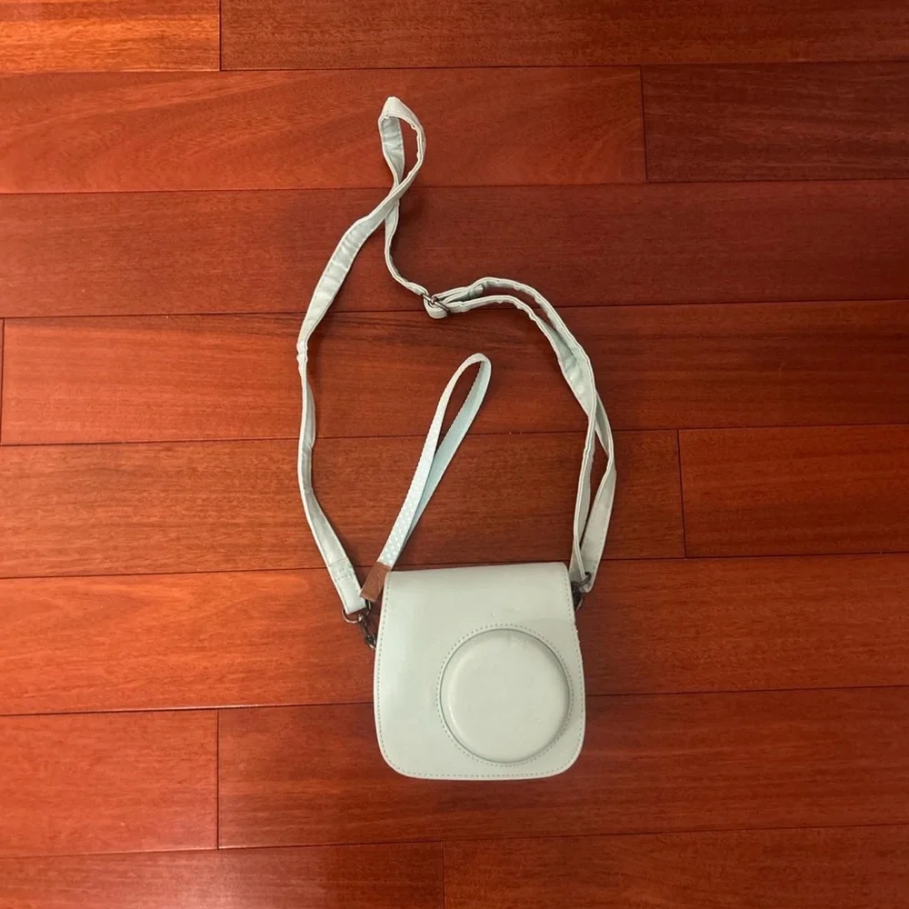 Instant Camera with Case - mint blue